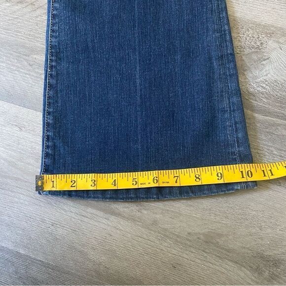 Anthropologie Pilcro Flare Jeans 28 Waist Dark Wash Flattering Bohemian - Picture 10 of 12